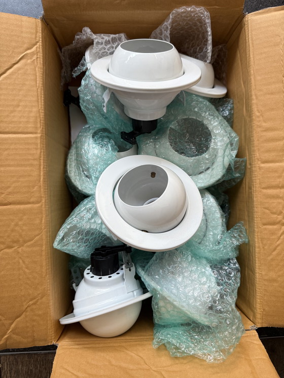 Image 1 of Juego de 10 focos empotrables blancos | Happy Light | orientables