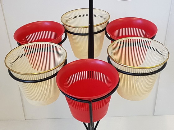 Image 1 of Plant Stand, Pot Holder, Planter, Vintage 1950s Rockabilly 50s