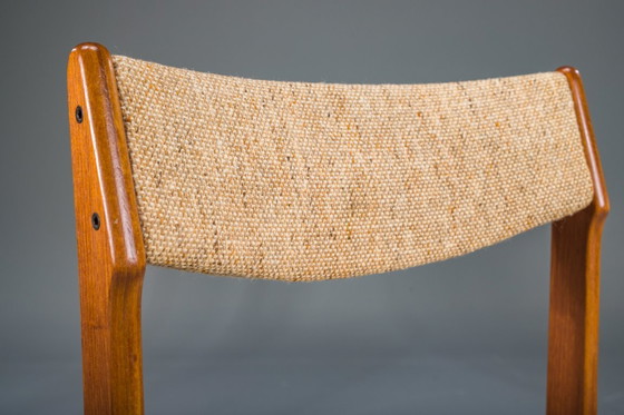 Image 1 of Teakhouten eetkamerstoelen, toegeschreven aan Erik Buch voor Anderstrup Stolefabrik, Denemarken, jaren 70, set van 3.