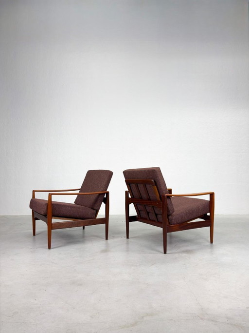 „EK“-Sessel von Illum Wikkelsø für N. Eilersen – fauteuils, Wood