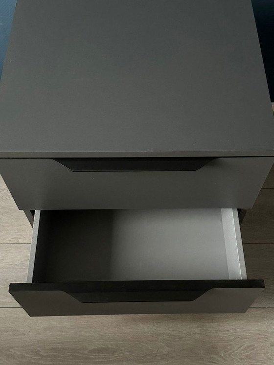 Image 1 of MADE Damien Table Graphite Grey