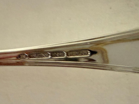 Image 1 of Service de table suédois Faden en argent massif Wilkens, composé de 16 pièces.