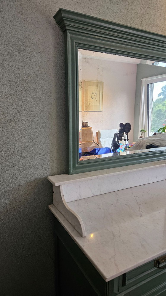 Antieke marmeren wastafelkast – Kaptafels, Glass, Marble (photo 14 of 36)