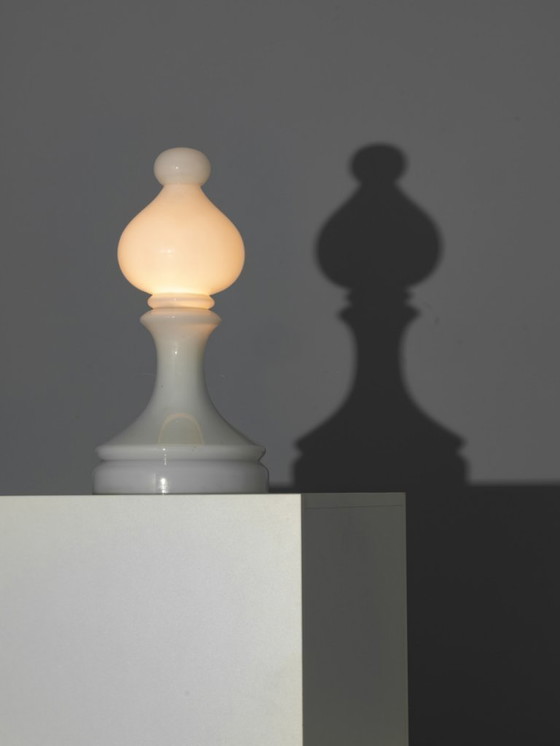 Image 1 of Lampe de table Bishop en verre, Ivan Jakeš, années 1970, Tchécoslovaquie