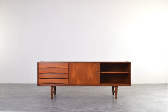 Image 1 of Mid-Century Teak Hi-Fi Sideboard Ulvö by Erik Wørts for Ikea, 1960s.