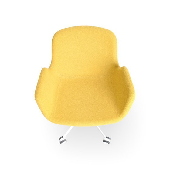 Image 1 of Set van 5 originele S131 Lapalma stoelen met armleuningen van Hee Welling-stof.