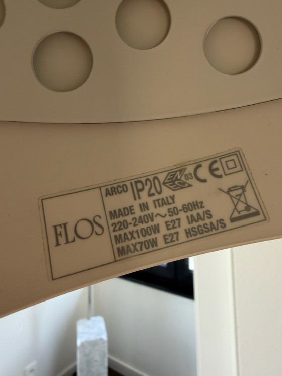 Lámpara de pie Arco Flos – Lámparas de pie, Mármol, Aluminio (photo 5 of 5)