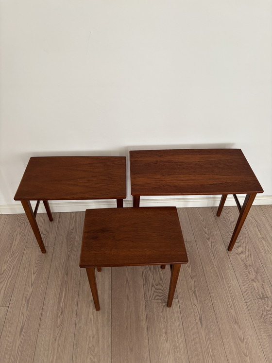 Mimiset Vintage Danese / Tavolini a Incasso Teak Forma Organica – Wood (photo 6 of 11)