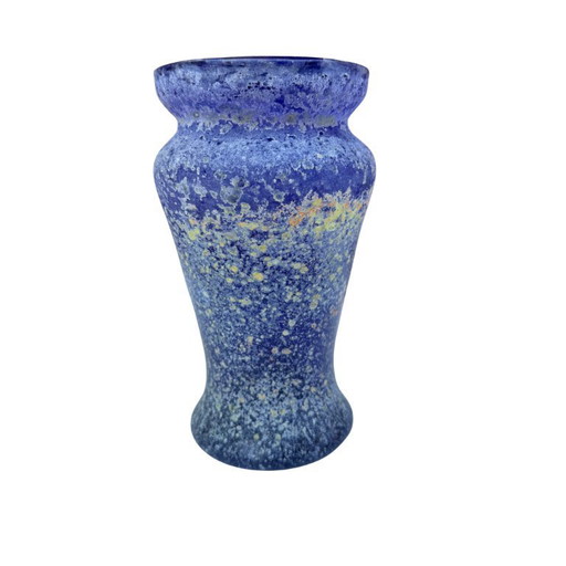 Vase Vintage Studio Glass - Bleu cobalt - ca. 1960-1970 - Style Murano - 975 g