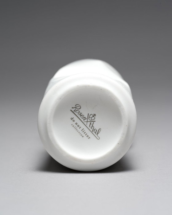 Image 1 of "Do Not Litter" Rosenthal Studio-Line Tin Can Vase TRIO 20cm 14cm 10cm Coca-Cola