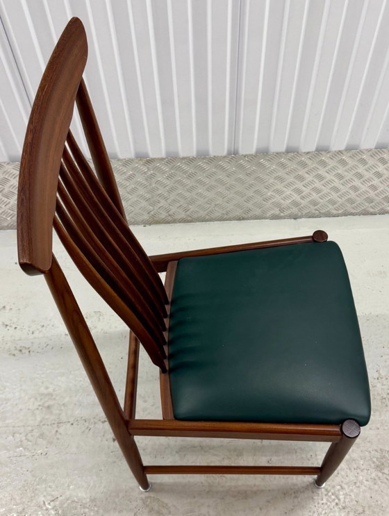 Image 1 of Chaises de salle à manger danoises en teck, Arne Vodder