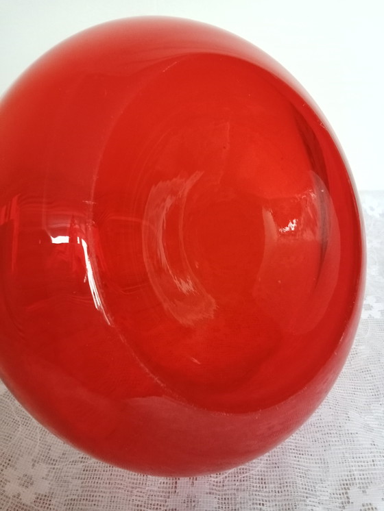 Image 1 of Separate Art Vase Italy Ozzaro & Loranto Related Glass Art From Czech Republic