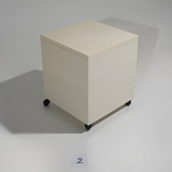 Image 1 of Modulaire ladekast, nachtkastje van Simon Fussell voor Kartell, jaren 70.