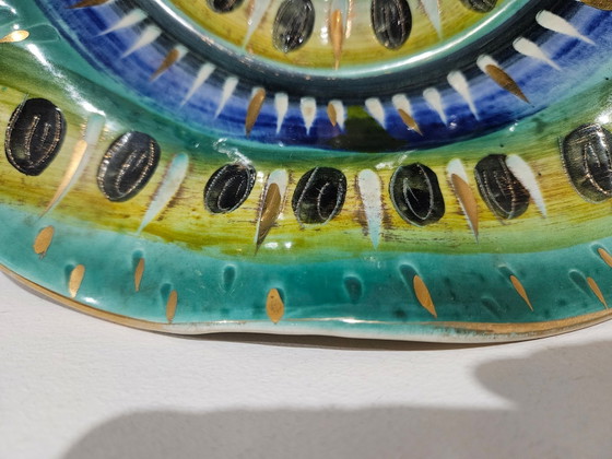 Piatto in ceramica di H. Bequet Quaregnon, Belgio, anni '50 – Stoviglie (photo 14 of 14)