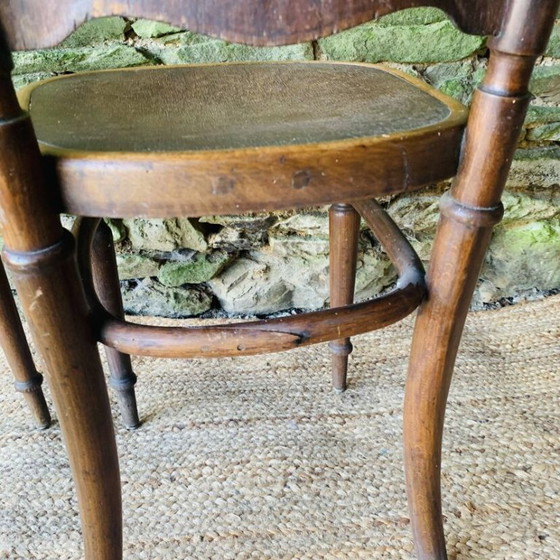 Image 1 of Pair of 2 chairs with relief pattern