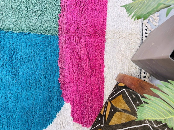Tappeto marocchino astratto - Tappeto Beni Ouarain 2.5/1.5 – Tappeti, Wool, Cotton, Bohemian (photo 7 of 9)