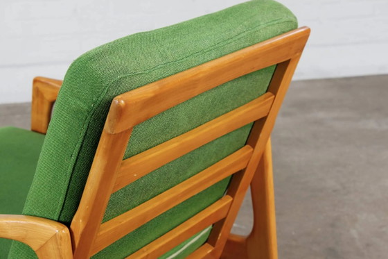 Set of 2 Vintage design easy Chair Armchairs 1960s 1970s Knoll – Wood, Scandinavian (photo 13 of 17)