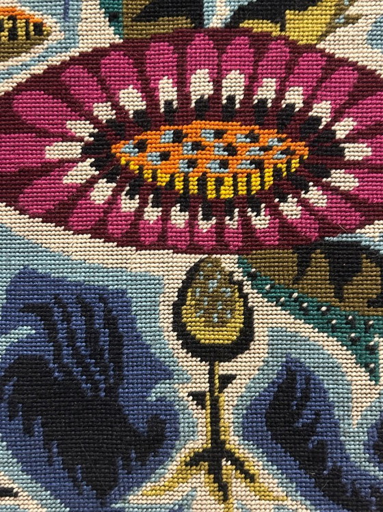 Image 1 of "Night Flower" Tapestry