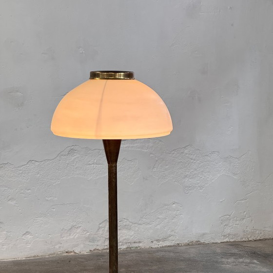 Image 1 of Hongaarse koperen vloerlamp van Iparművészeti Vállalat, 1960