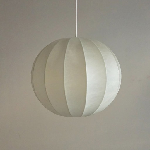 Vintage Cocoon Hanglamp van Goldkant – Duitsland 1970s – 35 cm – E27 – bolvormige Space Age Lamp