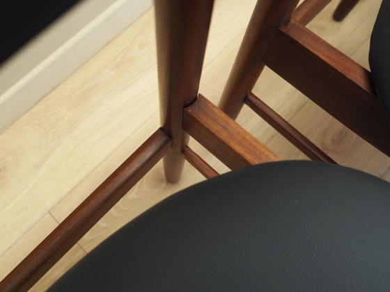 Image 1 of Set van vier teakhouten stoelen, Deens ontwerp, jaren 1960, productie: Denemarken