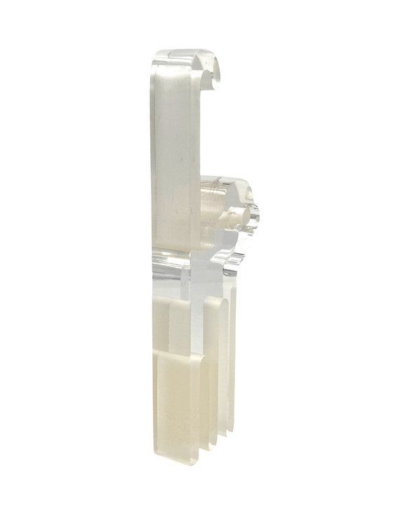 Image 1 of Silvio Russo, lucite monkey sculpture, Guzzini Italy 1970s