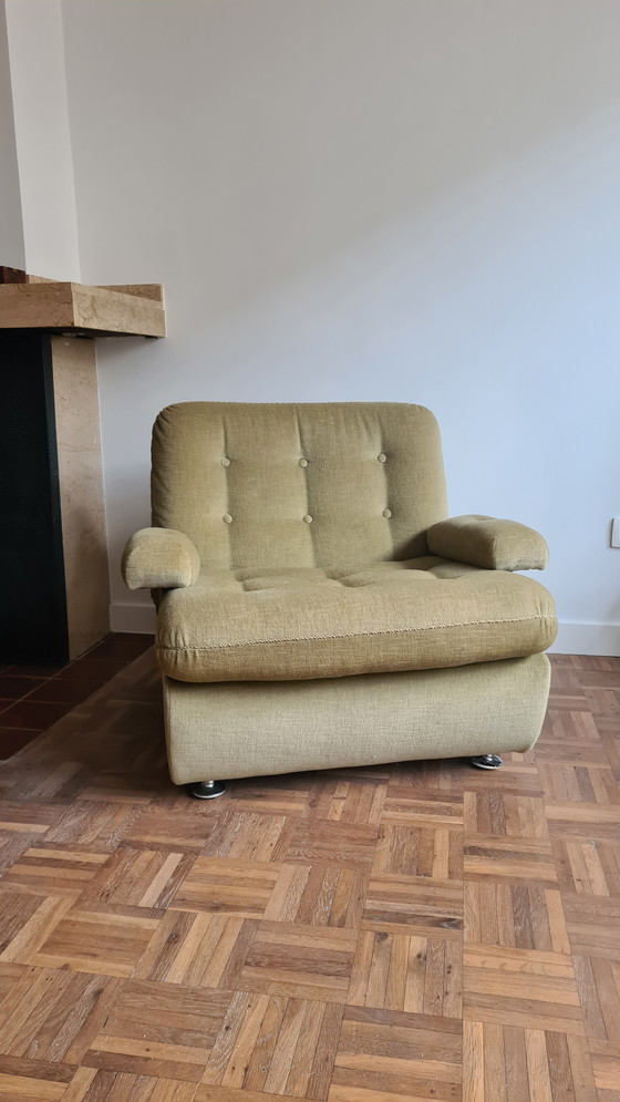 Image 1 of Modular 60s–70s seating set: 2-seater + 1-seater