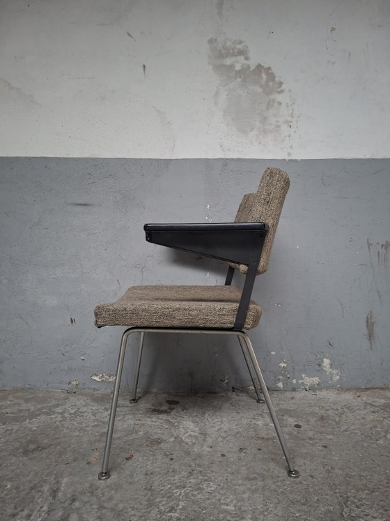 Vintage Cordemeyer Gispen Armstoel – Fauteuils, Wool, Aluminium (photo 12 of 15)