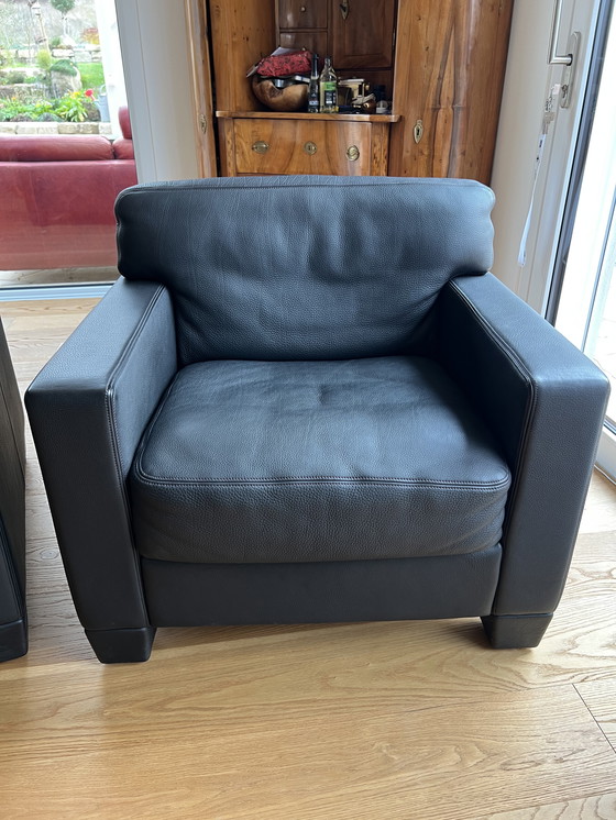 Image 1 of Set of 2 armchairs by de Sede DS 17