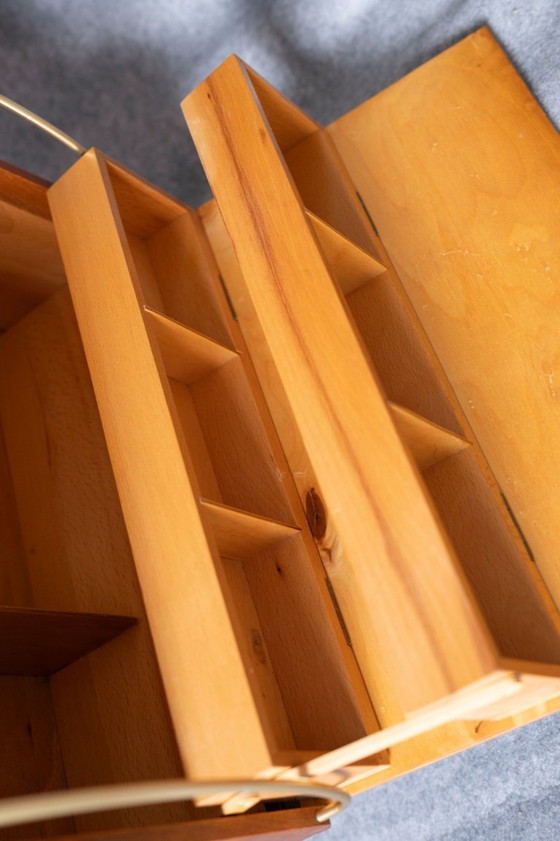 Image 1 of 1960 Vintage - Table de couture Armoire à couture Commode de couture Boîte à couture