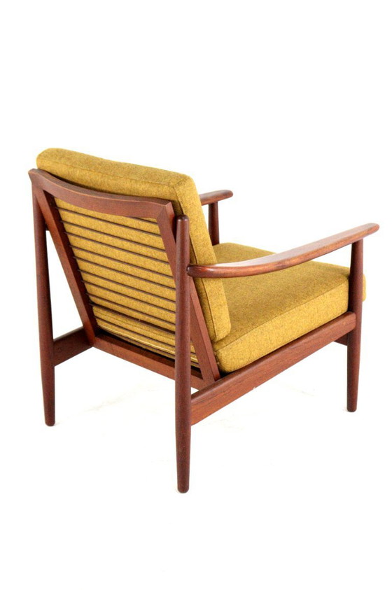 Image 1 of Vintage fauteuil  'Bamberg' nieuw gestoffeerd