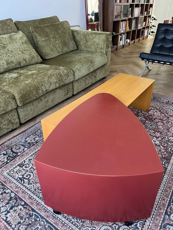 Image 1 of Vintage Leolux Yaghan swivel coffee table