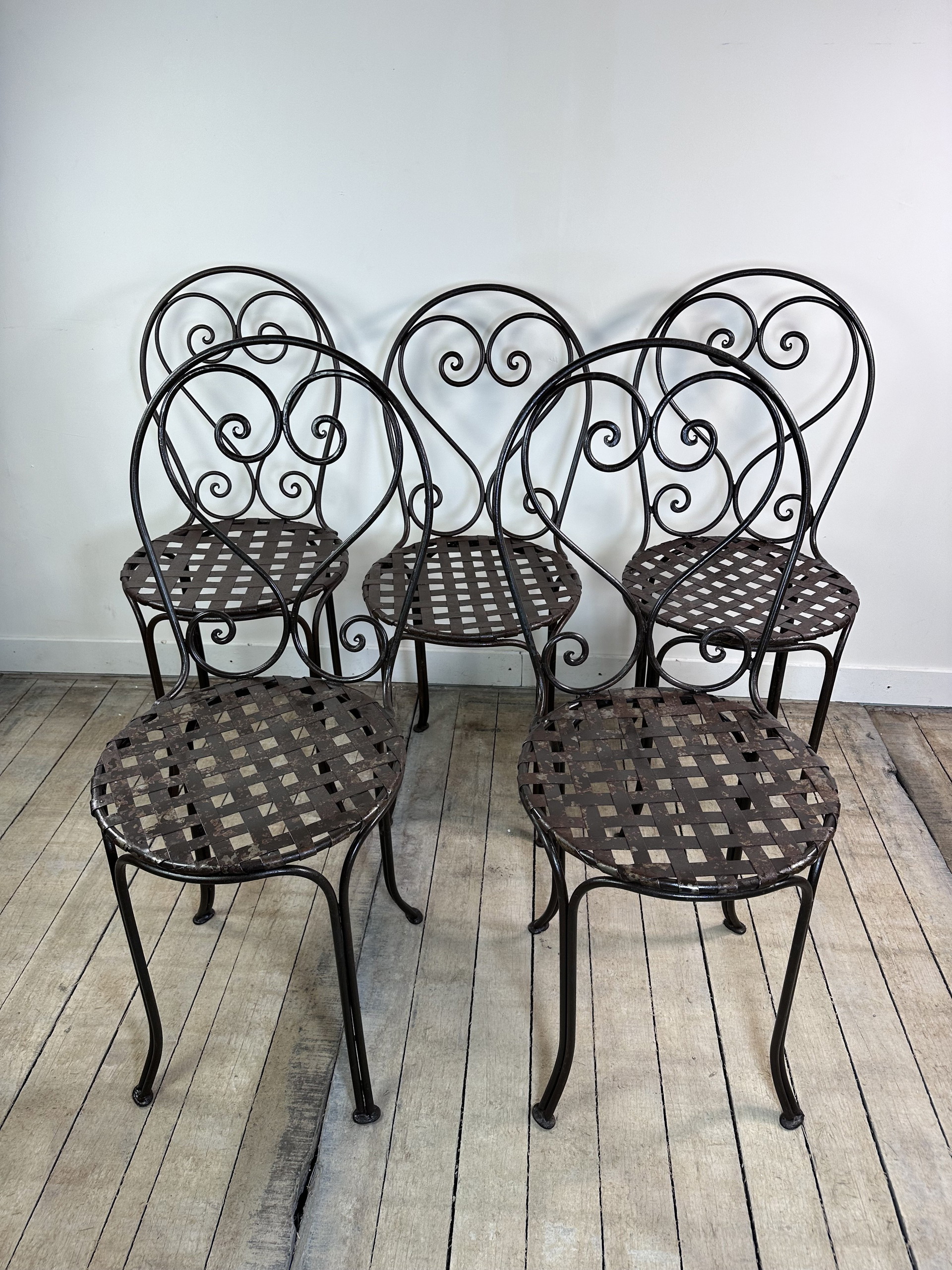 price of wrought iron chairs