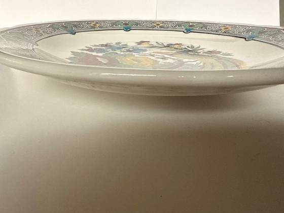 Image 1 of Piatto decorativo in porcellana vintage Boch Belgium per Royal Sphinx