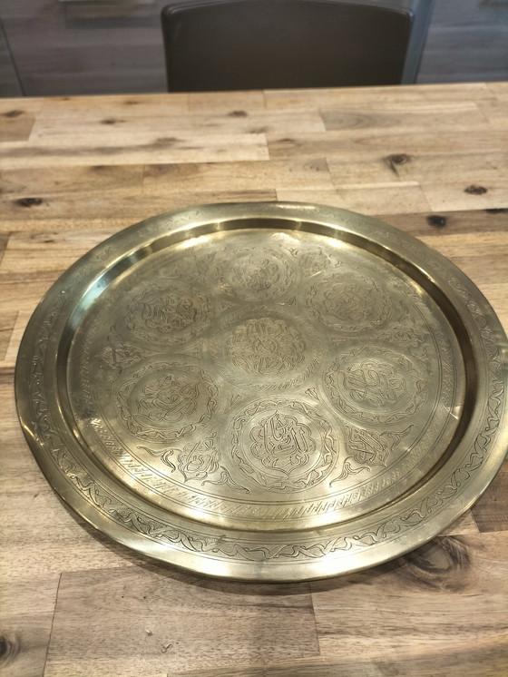 Image 1 of Wunderschönes Teetablett aus Messing