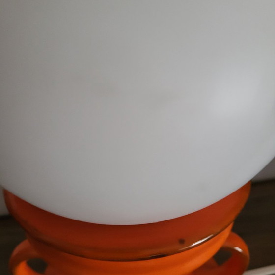 Image 1 of Lampe a poser en céramique orange  space age,1960-70, West Germany 