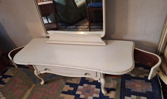 Image 1 of Vintage boho staande spiegel 1970-1980