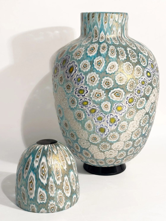 Potiche Vase in Murano Glass with Millefiori Murrine by La Murrina 1980s (photo 13 of 20)