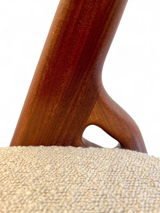 Image 1 of 4x Louis van Teeffelen Silla ASKA sillas de comedor bouclé