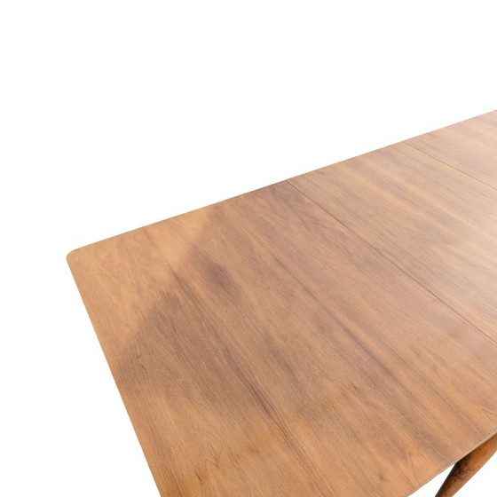 Vintage Dining Table Walnut/Teak Lacquered 1970s Original – Wood (photo 7 of 8)