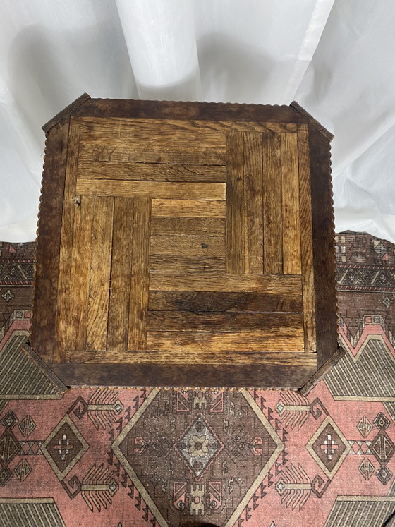 Table d'appoint/support à plantes Art Déco en bois – Porte-plantes, Wood (photo 6 of 10)