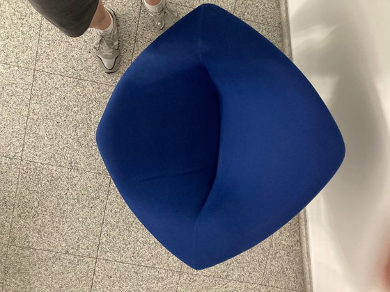 Image 1 of Harry Bertoia 5 Chaises Diamant Bleu