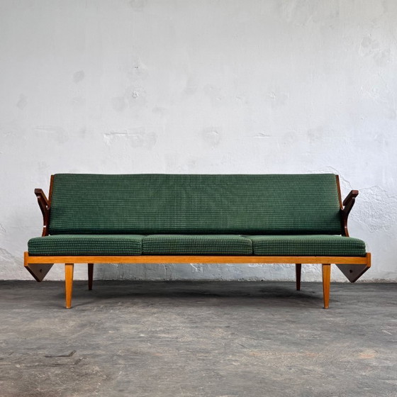 Image 1 of Mid-Century Convertible Sofa by Opp Drevovyroba, 1970s