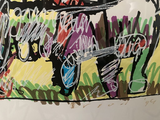 Screen print Herman Brood
