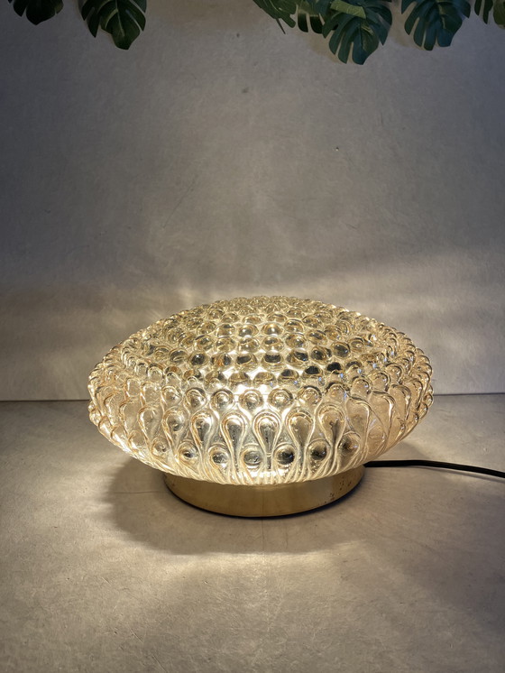 Image 1 of Plafonnier ou lampe à bulles en verre vintage 1960s
