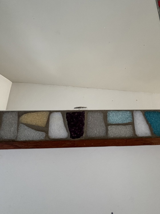 Image 1 of Vintage mozaïek spiegel jaren 80