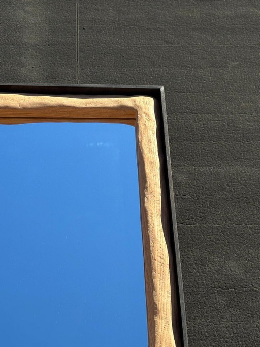 Spiegel "Xenia" eiken en meranti