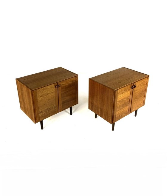 Image 1 of Set of 2 vintage teak wall cabinets, Domini Møbler '60