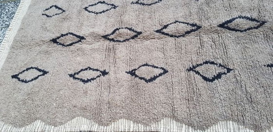 Image 1 of Handgeknoopt Berber tapijt wol 253x158cm