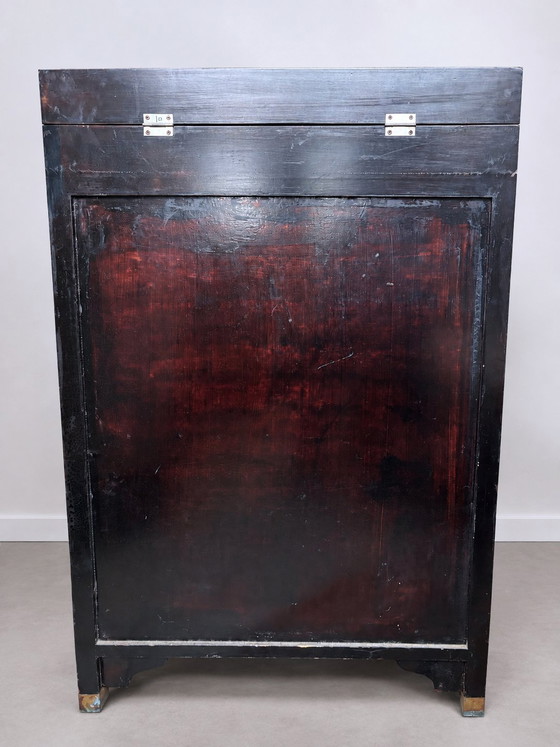 Image 1 of Coffret à objets précieux chinois incrusté de nacre (avec rapport d'expertise)